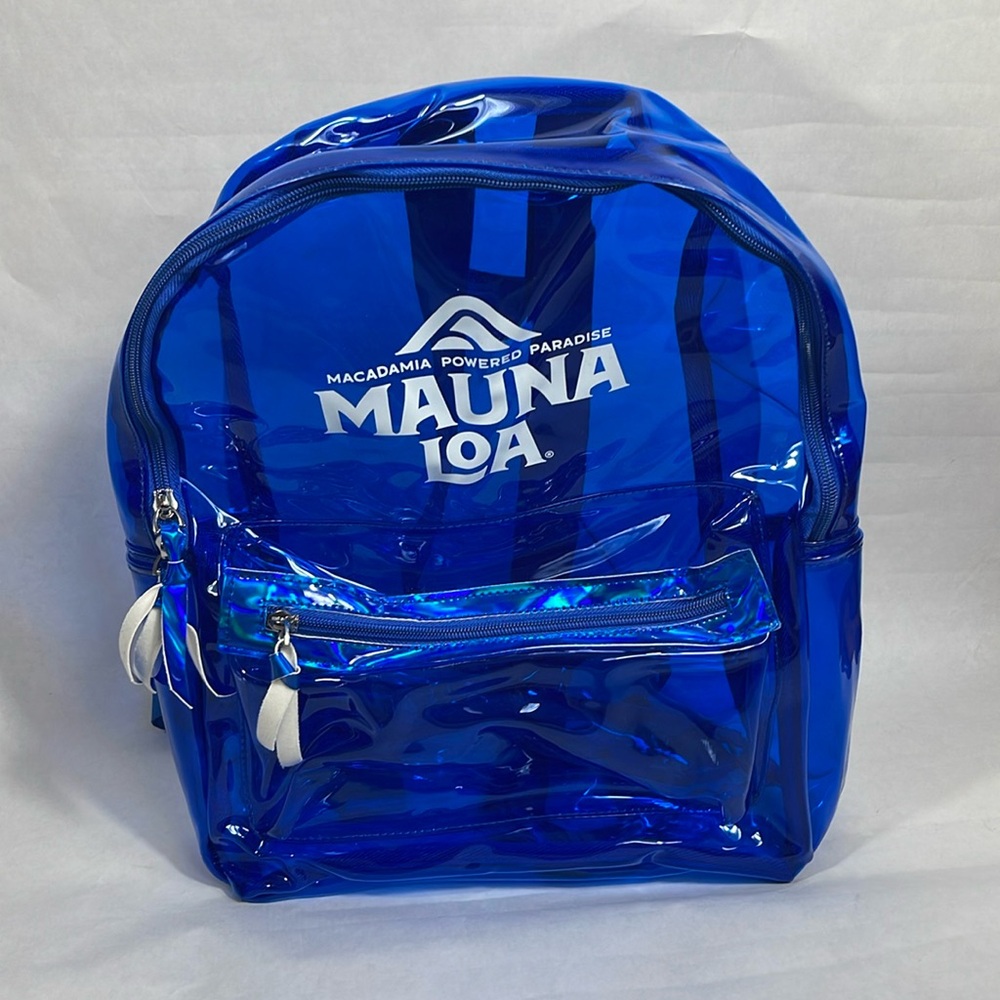 Mauna Loa Heavy Duty Clear Backpack See Through PVC